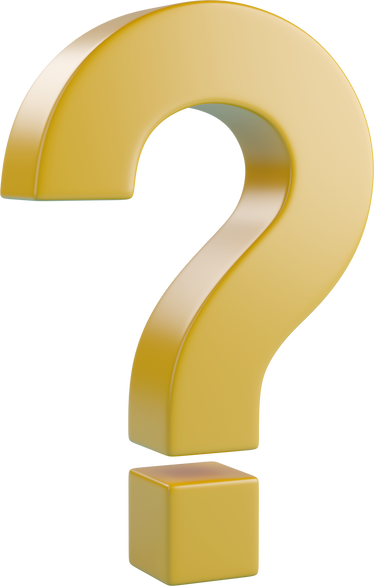 3D Gold Question Mark